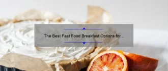 The Best Fast Food Breakfast Options for a Quick and Delicious Start to Your Day
