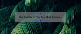 Best Breakfast for Plant Based Diet: Delicious and Nutritious Options