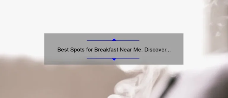 Best Spots for Breakfast Near Me: Discover the Ultimate Morning Delights