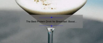 The Best Protein Drink for Breakfast: Boost Your Morning Nutrition