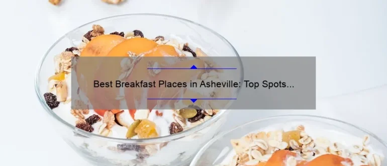 Best Breakfast Places in Asheville: Top Spots to Start Your Day Right