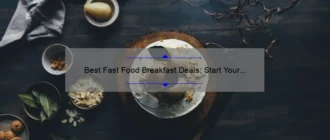 Best Fast Food Breakfast Deals: Start Your Day with Delicious and Affordable Options