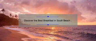 Discover the Best Breakfast in South Beach Miami: A Delicious Start to Your Day!
