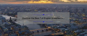 Discover the Best Full English Breakfast in London: A Delectable Morning Delight!