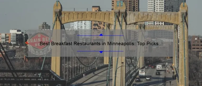 Best Breakfast Restaurants in Minneapolis: Top Picks for a Delicious Morning Meal