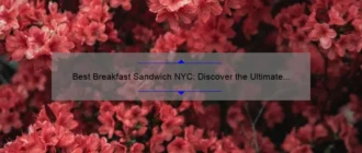 Best Breakfast Sandwich NYC: Discover the Ultimate Morning Delight!
