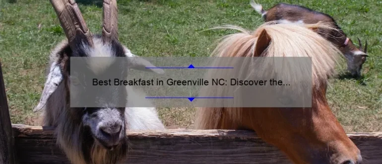Best Breakfast in Greenville NC: Discover the Top Eateries for a Delicious Morning Meal