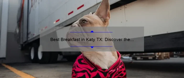 Best Breakfast in Katy TX: Discover the Top Eateries for a Delicious Morning Meal