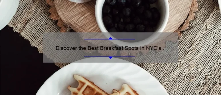 Discover the Best Breakfast Spots in NYC’s Financial District