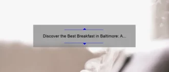 Discover the Best Breakfast in Baltimore: A Delicious Morning Delight!