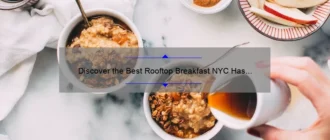 Discover the Best Rooftop Breakfast NYC Has to Offer