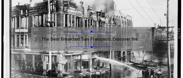 The Best Breakfast San Francisco: Discover the Ultimate Morning Delights
